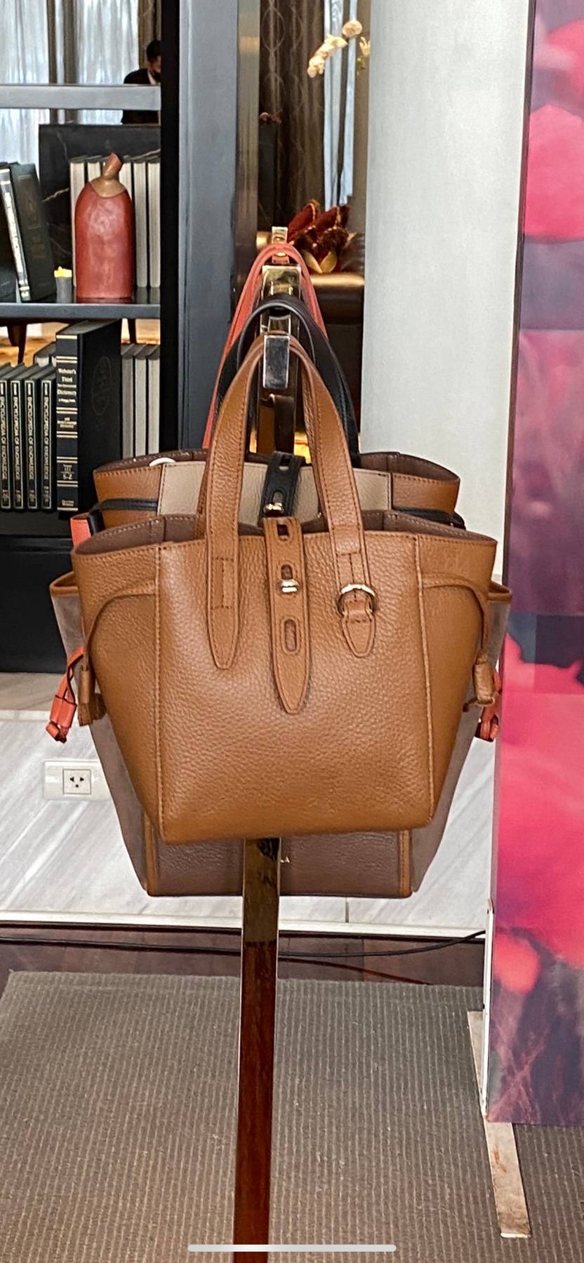 PHOTOGRAPH COURTESY OF FURLA<br />HOT pick. Furla's net mini tote bag.