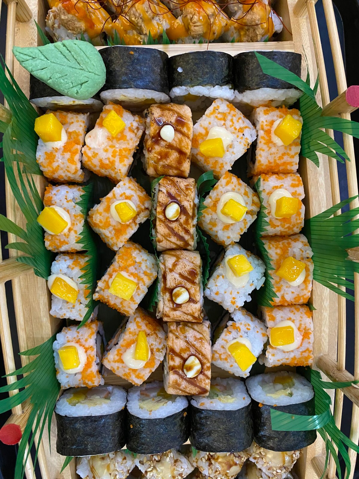 Nadomi Maki's Japanese snacks all in one serving.