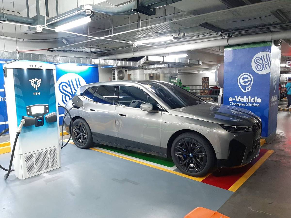 The charger can top up an average electric vehicle in just 30 minutes to an hour.