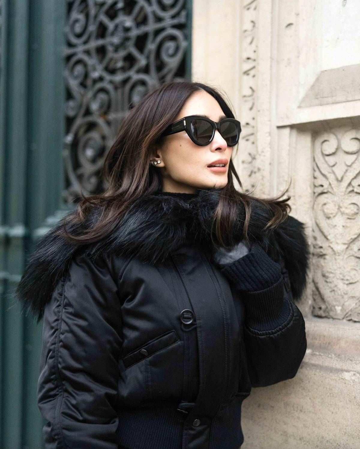 Fashion spotting. Heart Evangelista on her way to one of the many global fashion shows she attended this year.