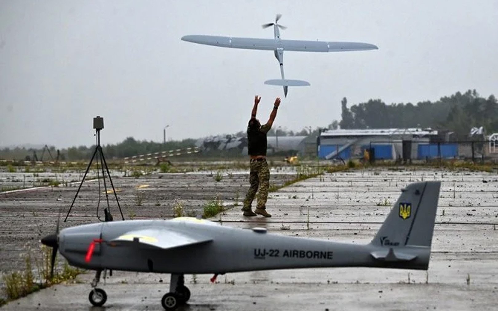 Russia downs Ukrainian drone