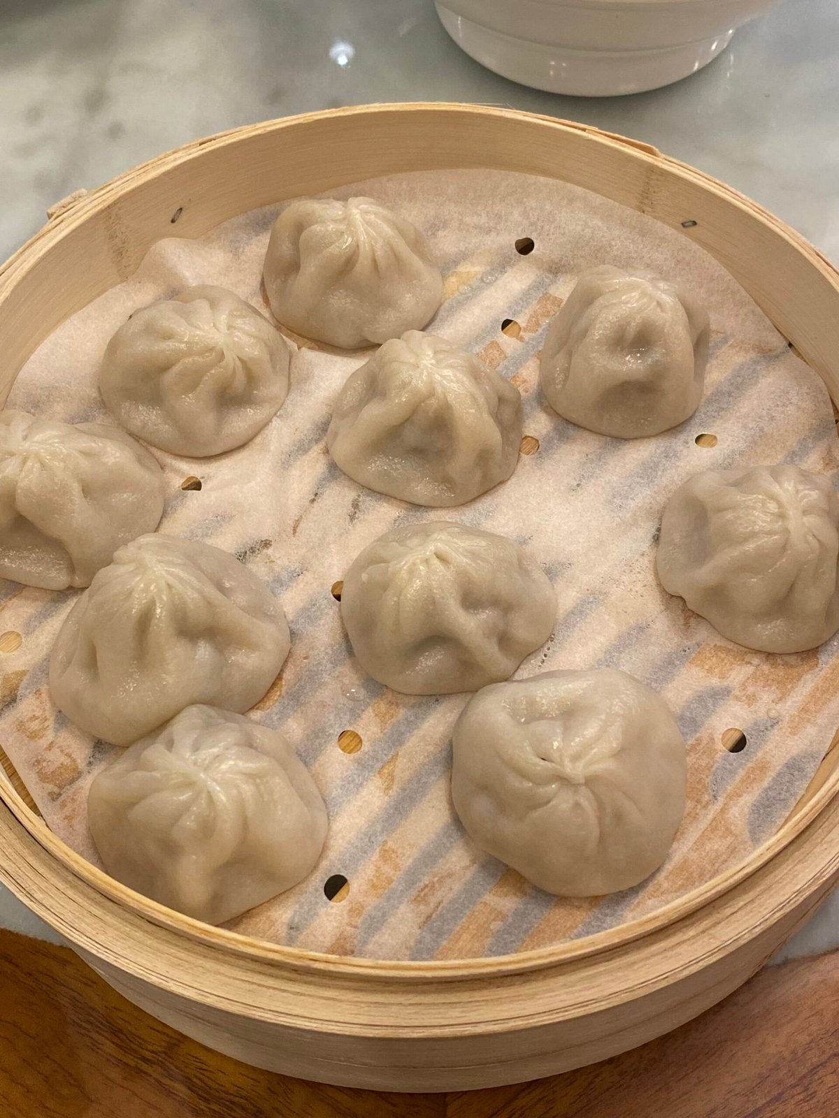 The Great Buddha Café's Xiaolongbao.