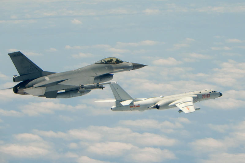 Chinese bombers fly in Taiwan air defense zone