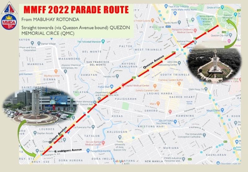 Keep off MMFF parade routes, motorists urged
