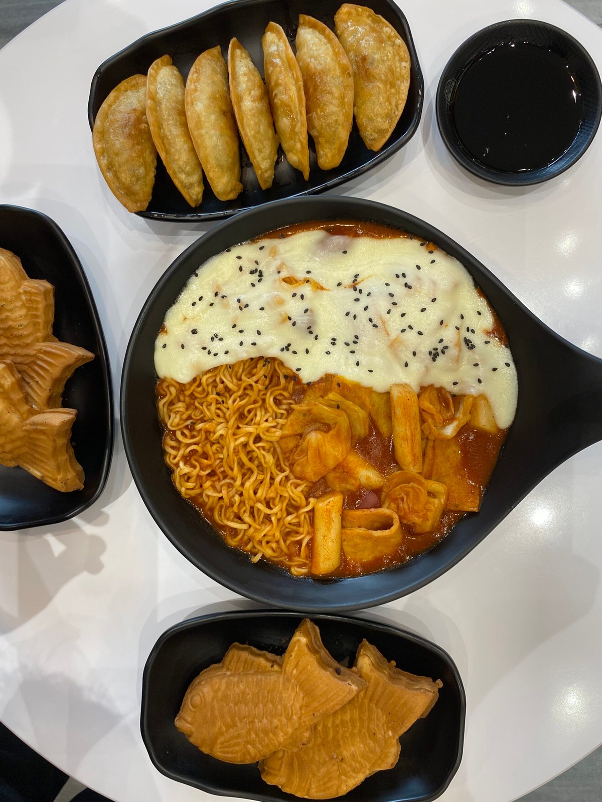 Café Jang Geum's offerings.
