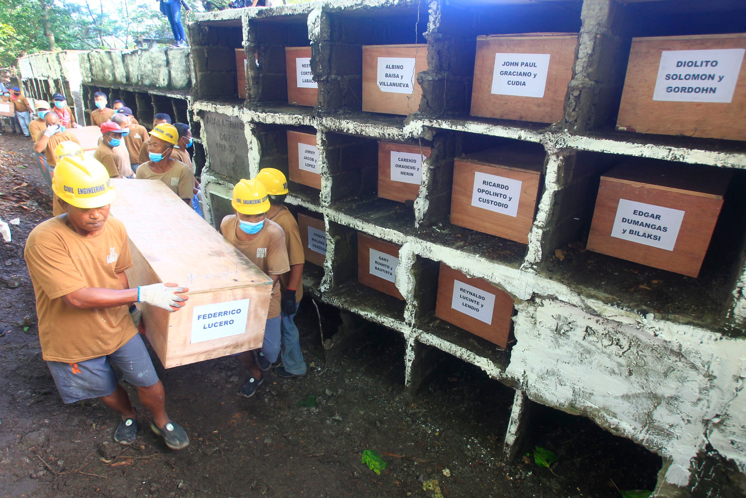70 more New Bilibid Prison cadavers buried
