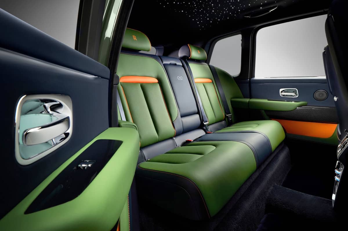 COOL colors match the seats and overall ambiance.