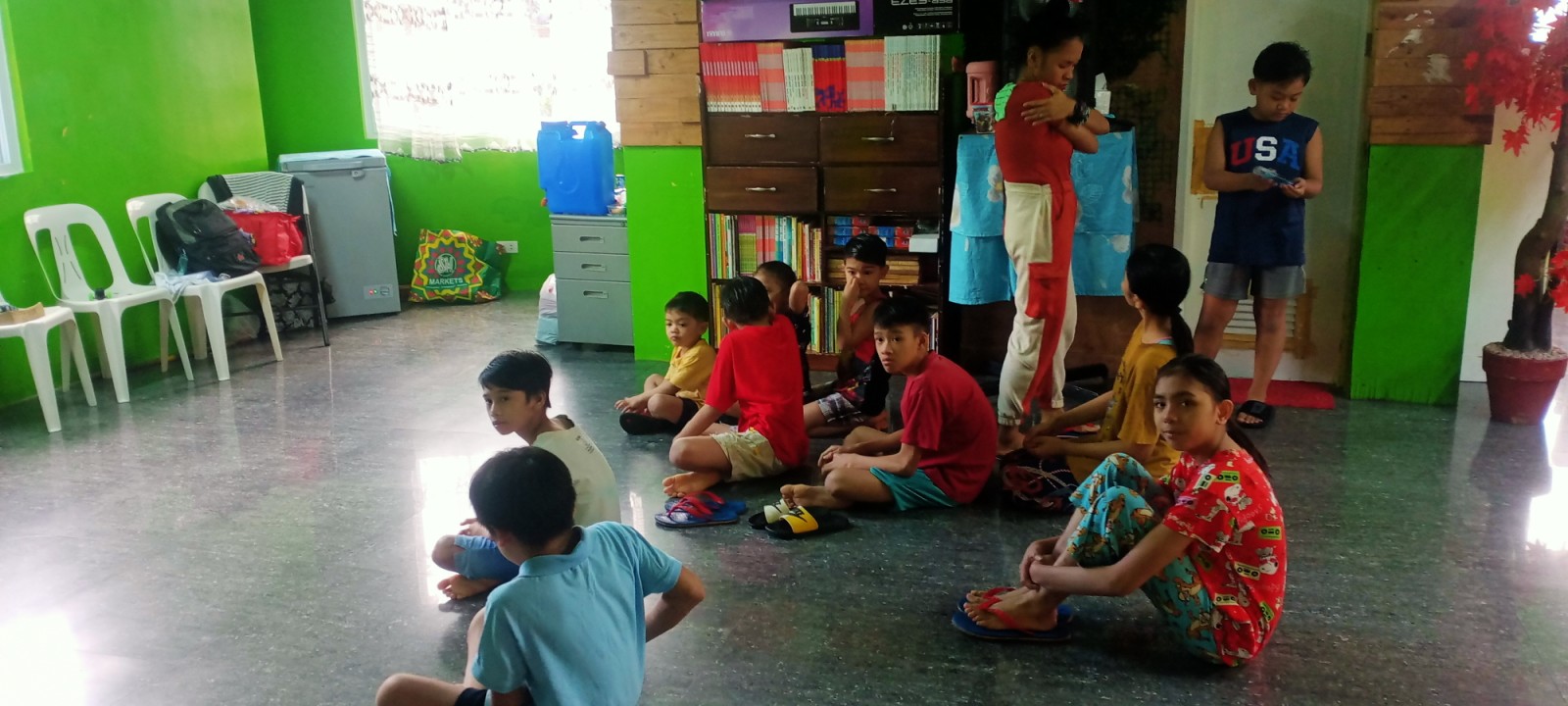 LORNA Crisostomo is both mother and teacher to the children and teens.