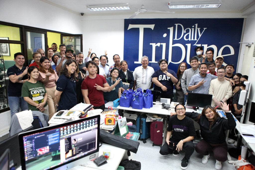 GENERAL Catapang with the Daily Tribune family.