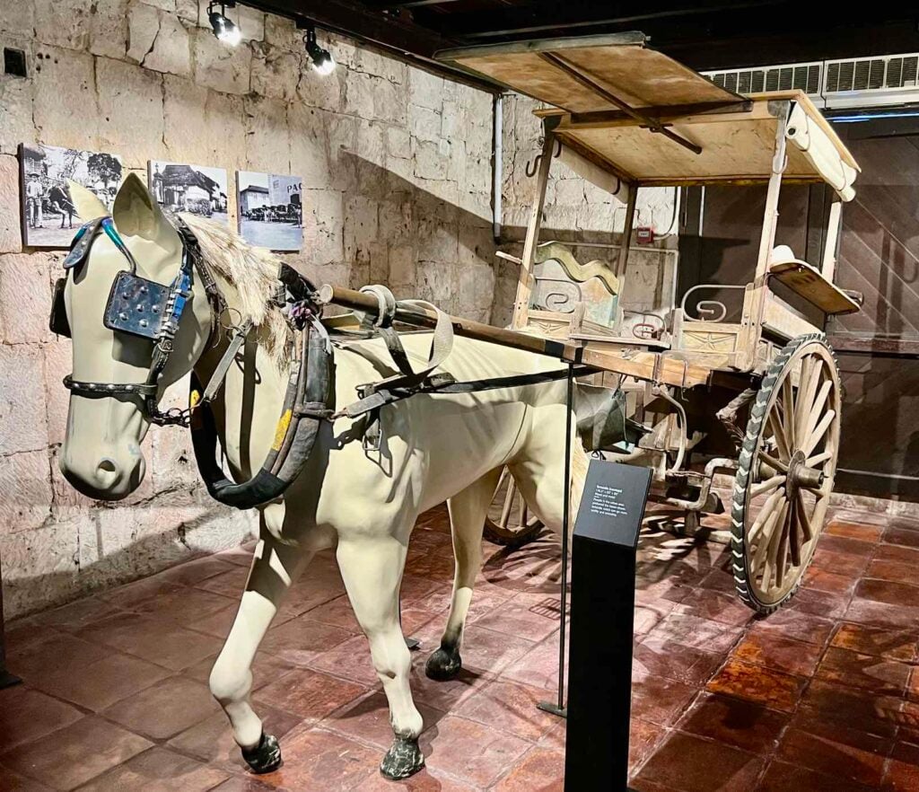 Forever mode of transport A tartanilla or horse-drawn carriage.