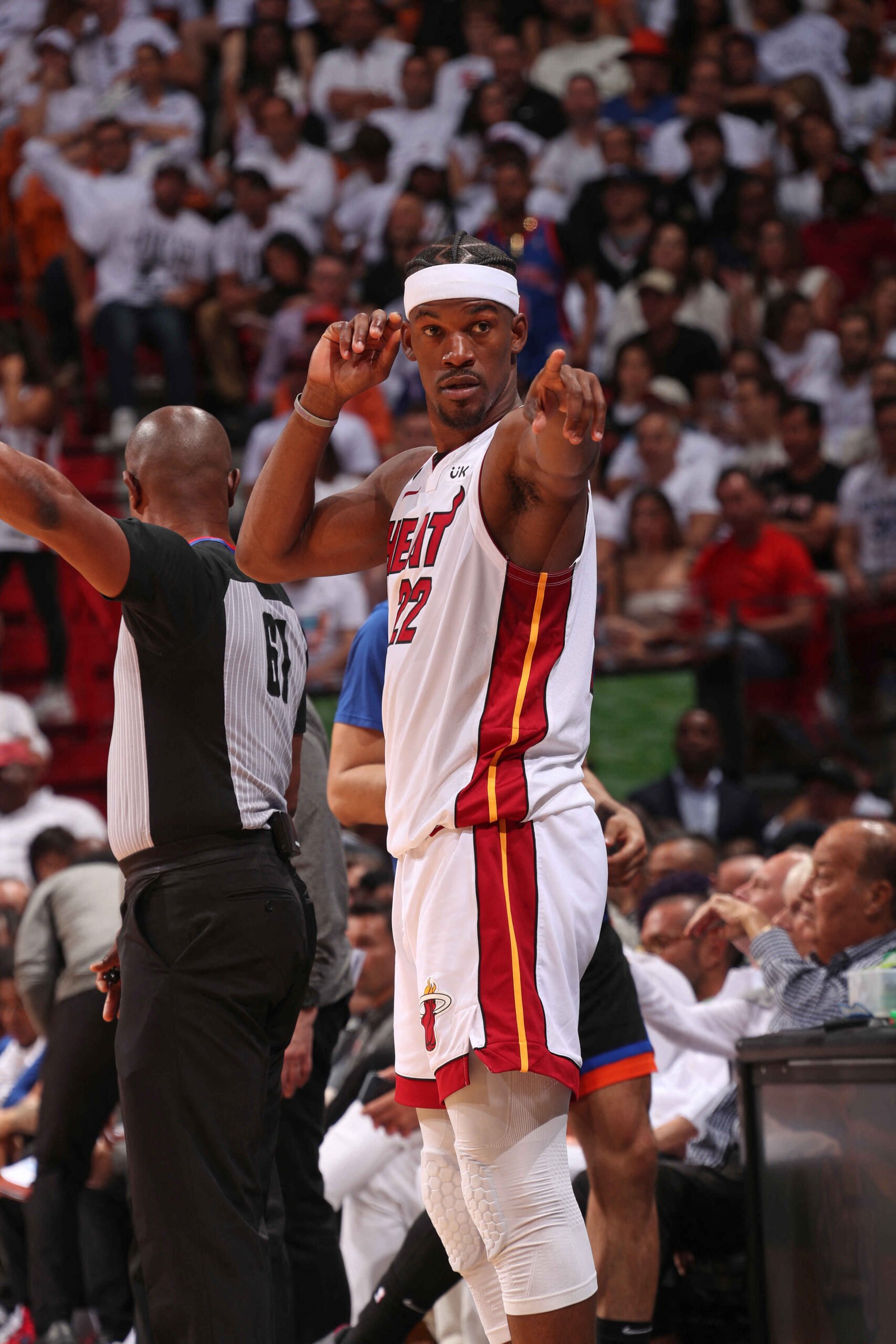 ISSAC BALDIZON/AGENCE FRANCE-PRESSE | JIMMY Butler and the Miami Heat seek to avoid becoming the first team in NBA history to lose a 3-0 lead in a best-of-seven playoff series.