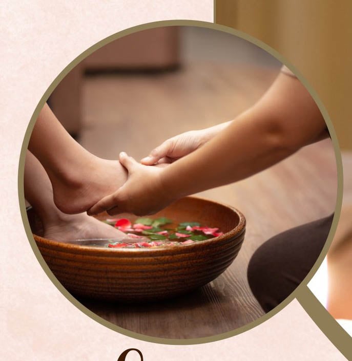 REJUVENATING foot spa.