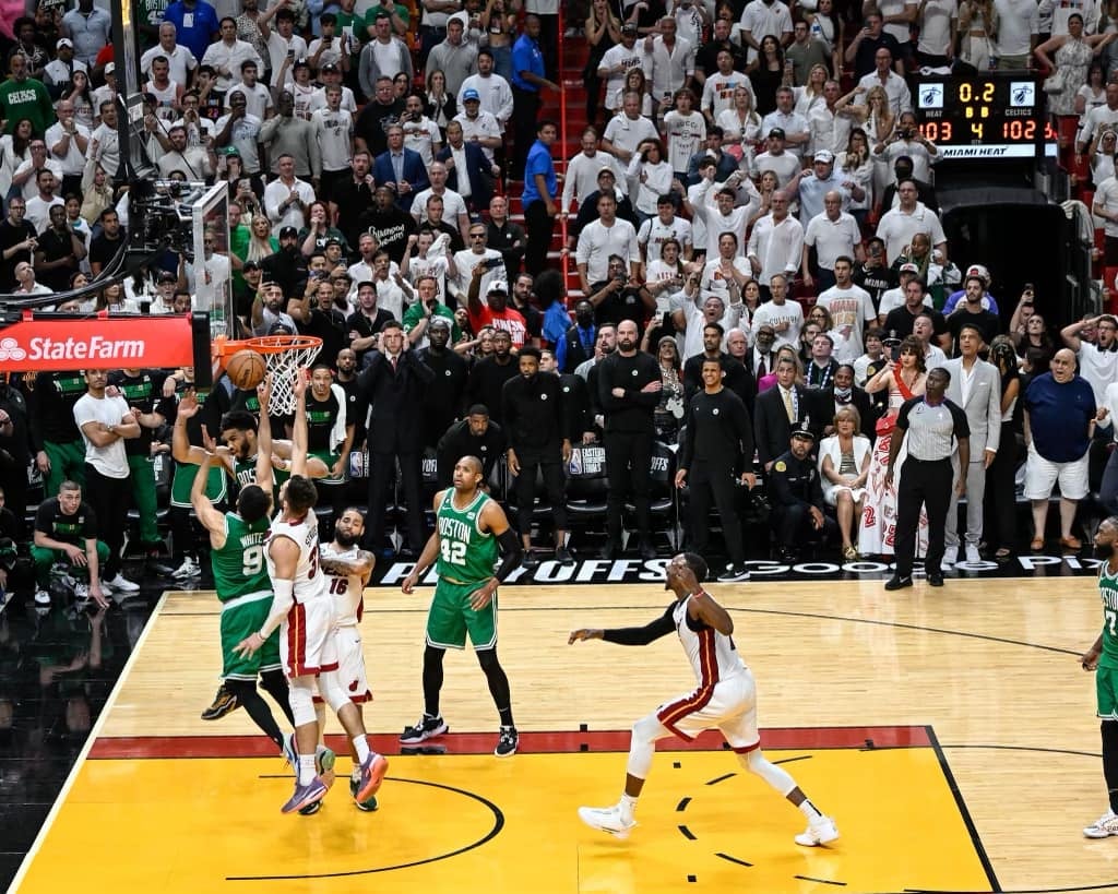 Buzzer-beating Boston force Miami to game seven