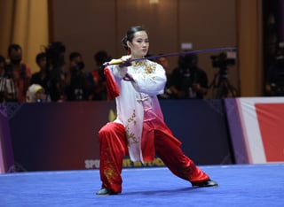 Stacked wushu schedule for Wong