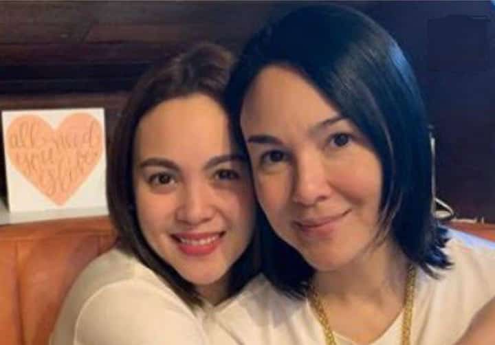 Claudine on good terms with her sisters