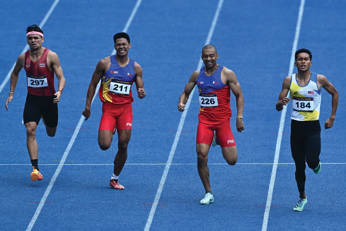Good finish, says track coach