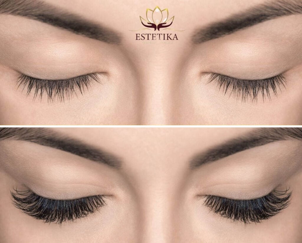 EYELASH extensions.