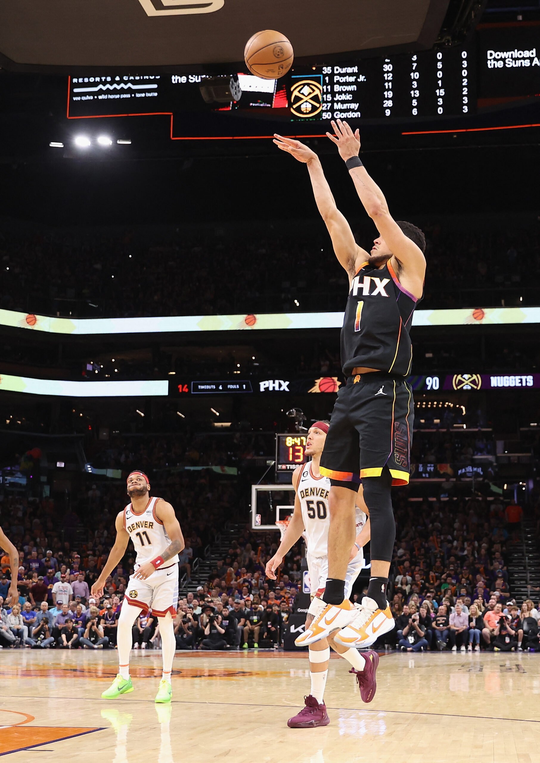 Suns burn Nuggets; Celtics prevail