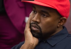 Kanye West lends quiet support to Sean Combs during court trial