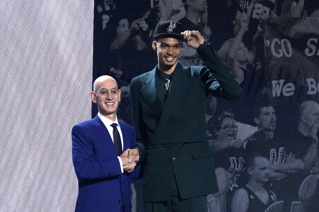 Wembanyama chosen by Spurs with No.1 pick in NBA Draft