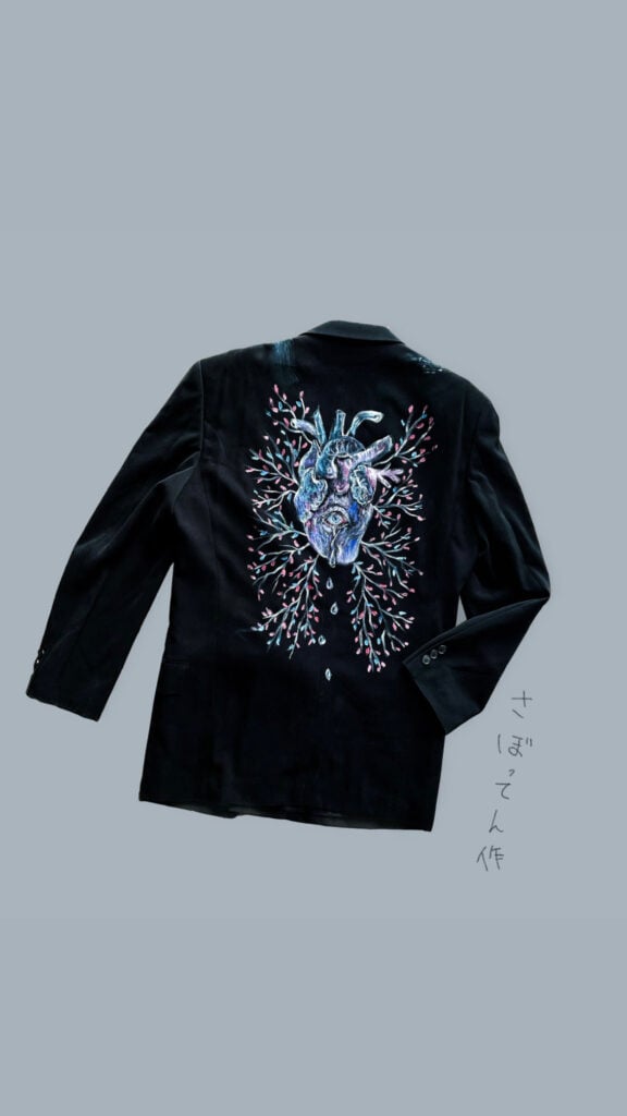 ALTER EGO CREATION: Custom-made Sabotten illustrated garment