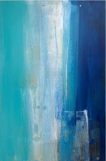 No Fear In Love IV<br />Acrylic on Canvas<br />36 x 24 in<br />2023