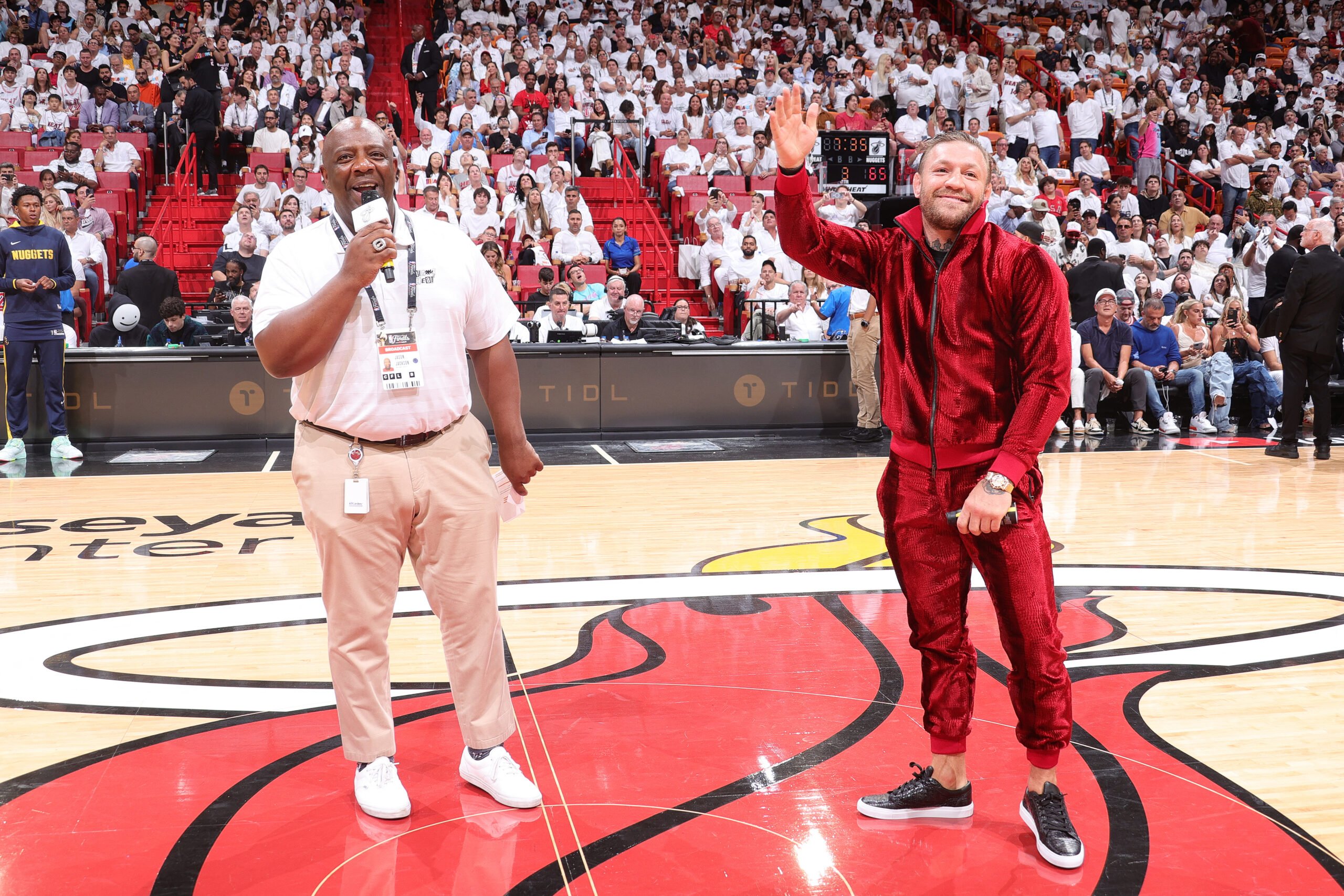 NATHANIEL S. BUTLER/ AGENCE FRANCE-PRESSE
CONOR McGregor is being accused of sexually assaulting a woman during Game 4 of the NBA Finals between the Miami Heat and the Denver Nuggets.