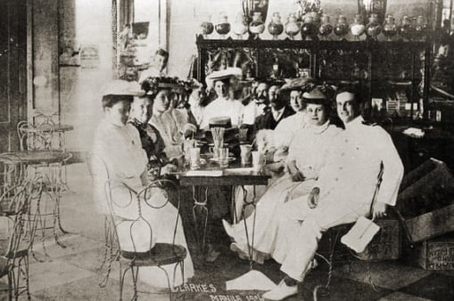 BATIBOT chairs at Clarke's Cafe Manila,1906