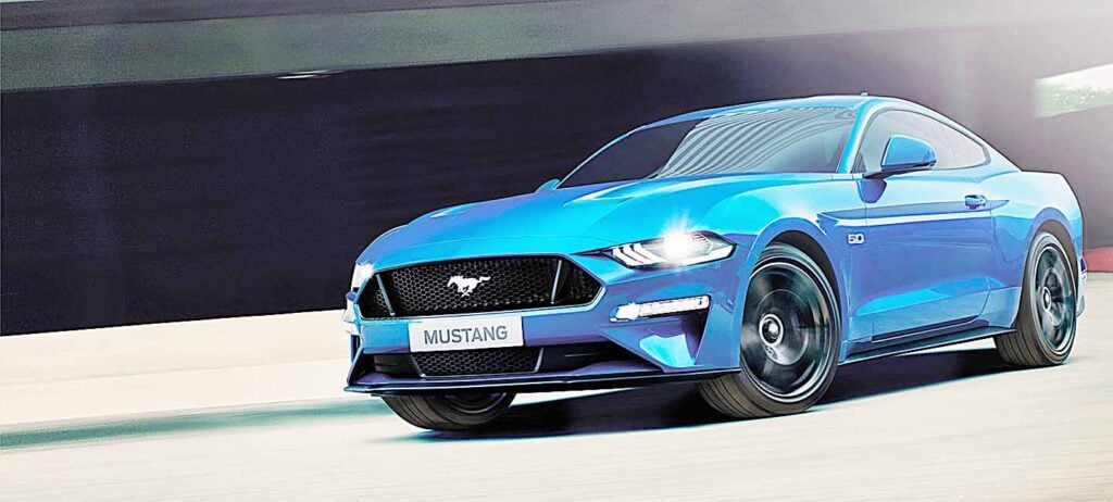 THE Ford Mustang is now available through online reservations.
