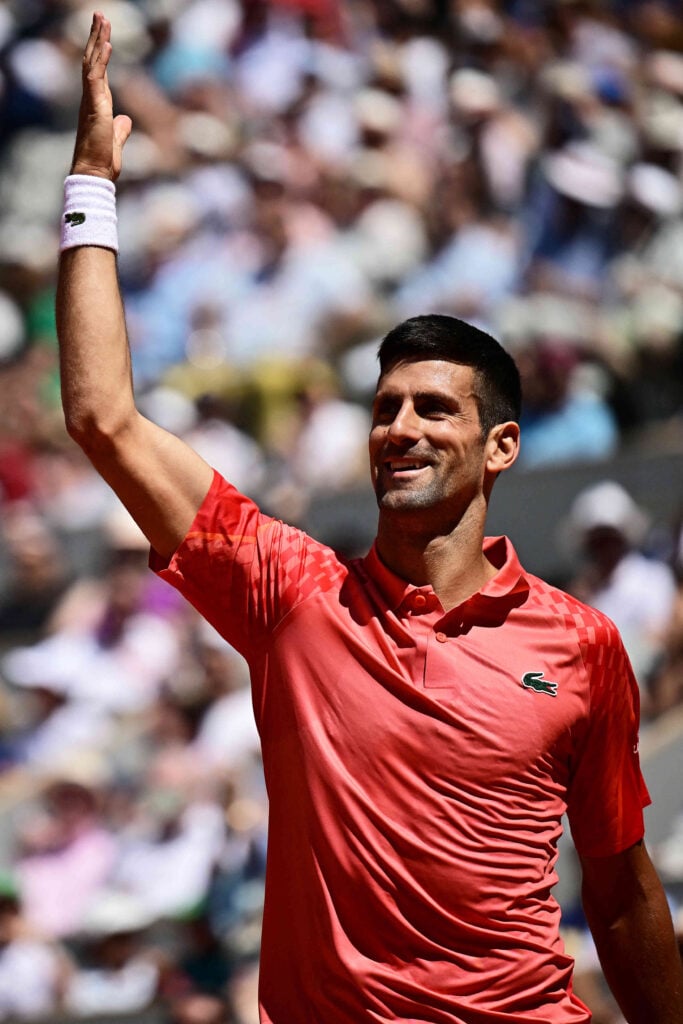 JULIEN DE ROSA/Agence France-Presse | NOVAK Djokovic serves as the face of Serbia in the international arena.