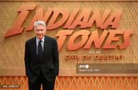 FILE PHOTO: US actor Harrison Ford poses on the red carpet upon arrival for the UK Premiere of "Indiana Jones and the Dial of Destiny", at the Cineworld Leicester Square, central London, on 26 June 2023. (Photo by Daniel LEAL / AFP)