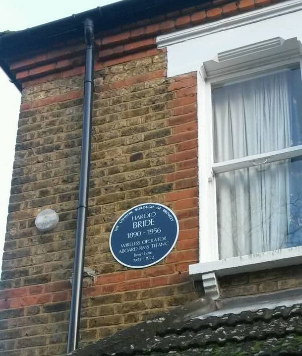Harold Bride Plaque<br />Photo by Open Plaques (CC BY 2.0)