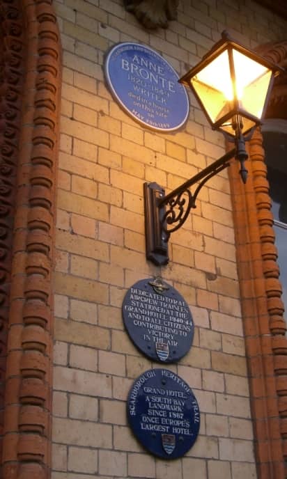Anne Brontë Plaque<br />public domain