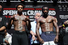 Spence, Crawford make weight for welterweight unification showdown