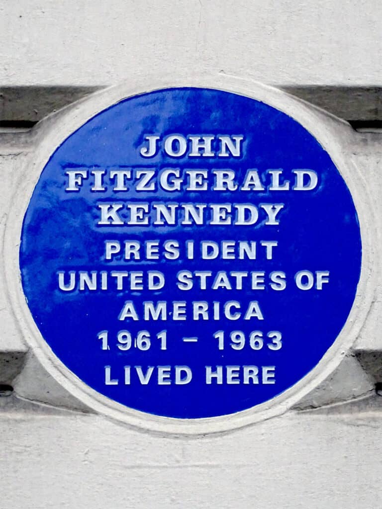 John F. Kennedy Plaque<br />Photo by Spudgun67 (CC BY-SA 4.0)