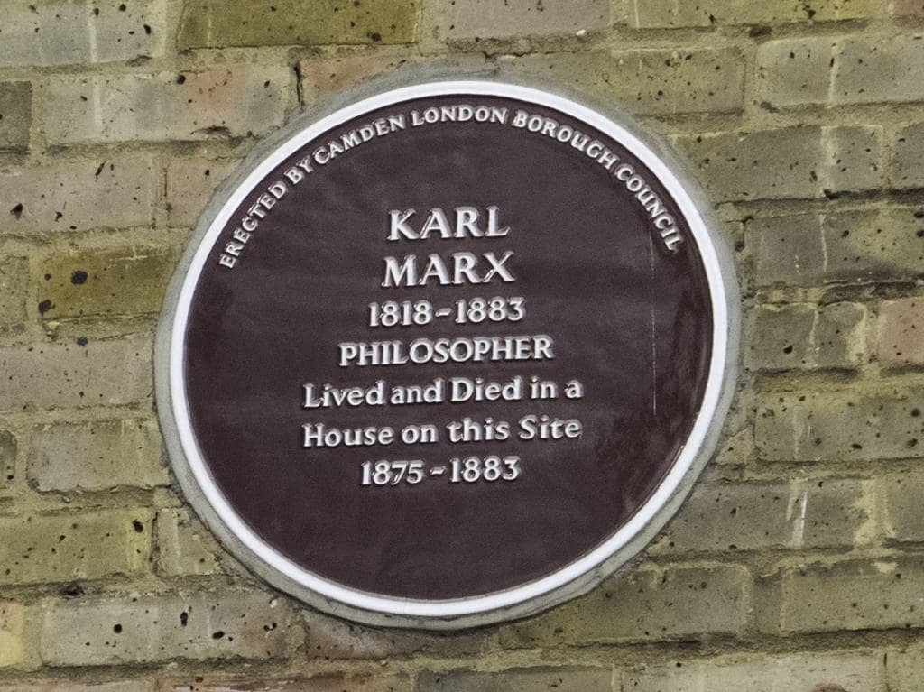 Karl Marx, 108 Maitland Park Rd NW5
