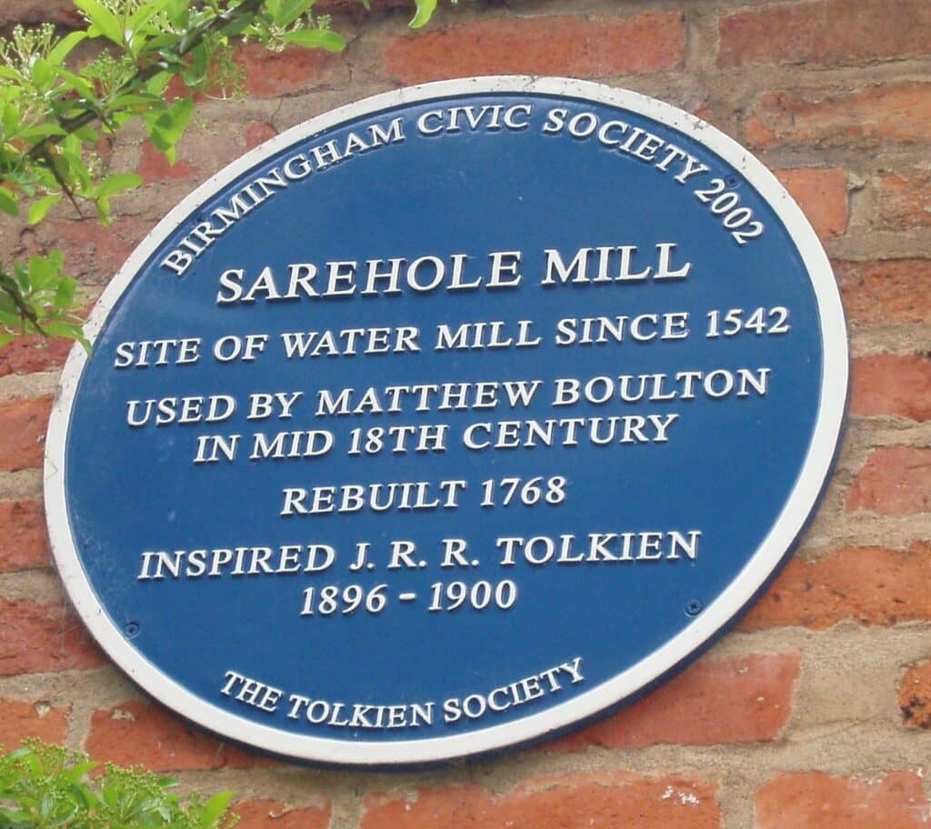 J. R. R. Tolkien Plaque<br />Photo by Carcharoth (CC BY-SA 3.0)
