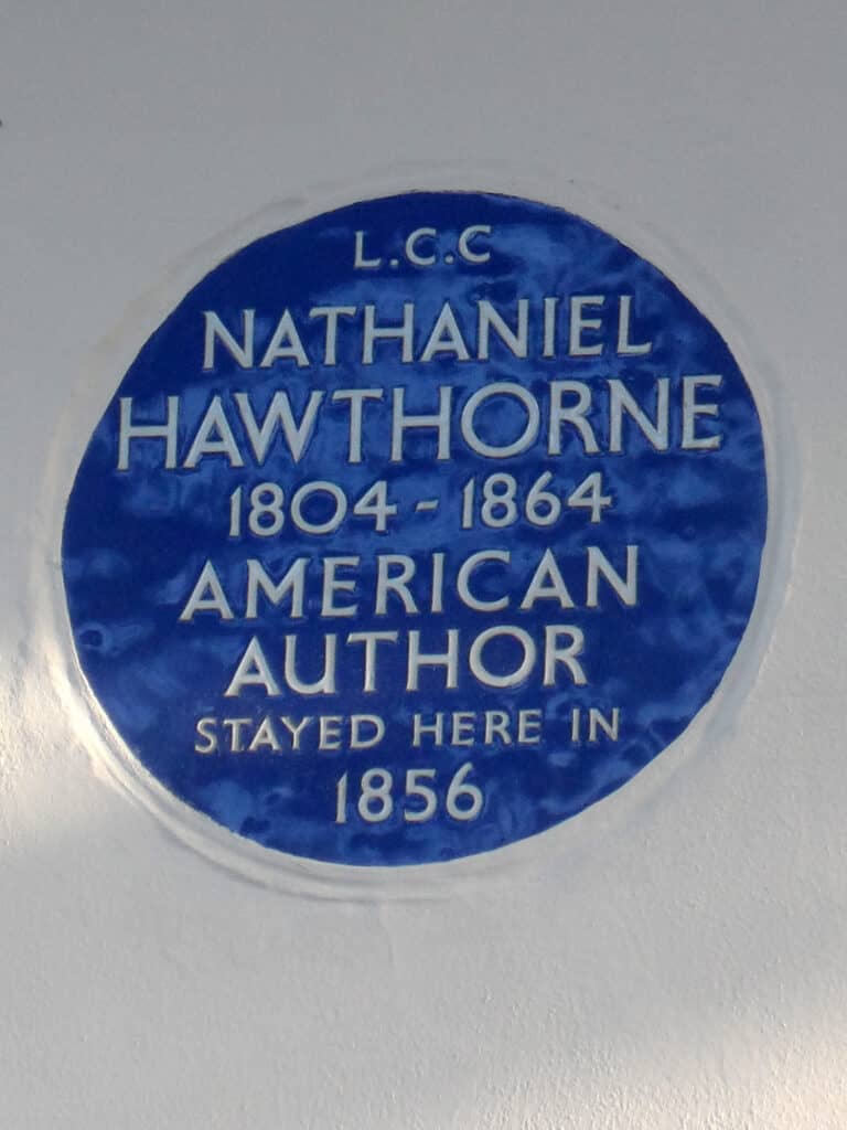 Nathaniel Hawthorne Plaque<br />Photo by Spudgun67 (CC BY-SA 4.0)
