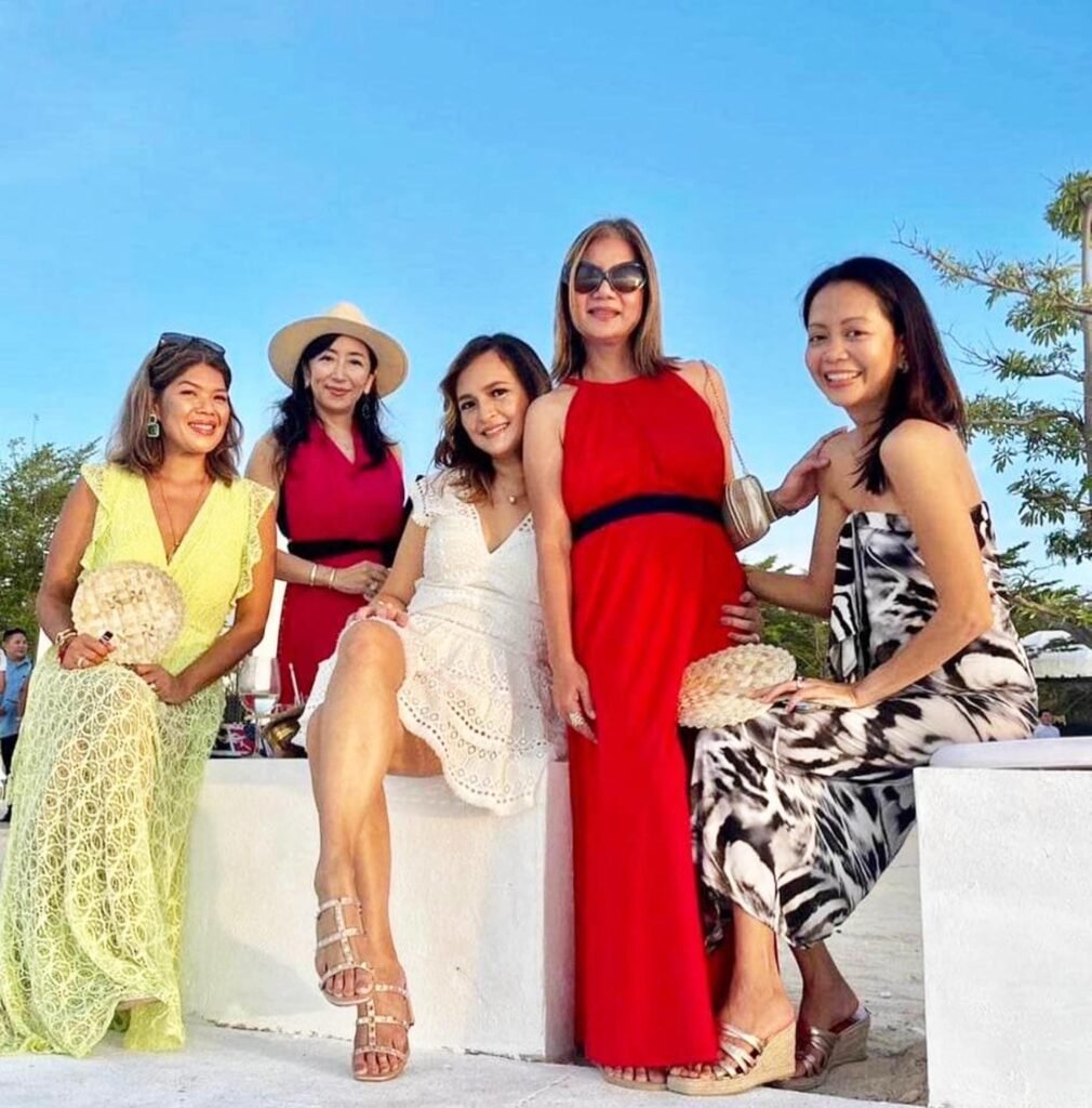 KATE Anzani, Kumiko Onda, Eunice King, Perl Arienza and Bong Aromin Go.