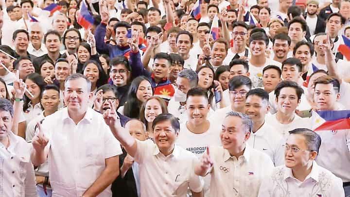 PRESIDENT Ferdinand ‘Bongbong’ Marcos inspires and motivates the national athletes to do well in the international arena. | PHOTOGRAPH COURTESY OF MALACAñANG