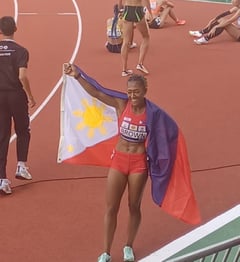 Brown bags 400m hurdles gold