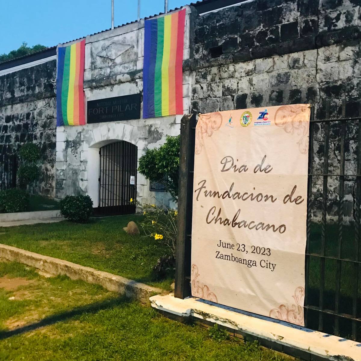 Photograph courtesy of National Museum<br />Western-Southern Mindanao Regional Museum<br />Pride flags at the National Museum Western-Southern Mindanao Regional Museum in Zamboanga City.