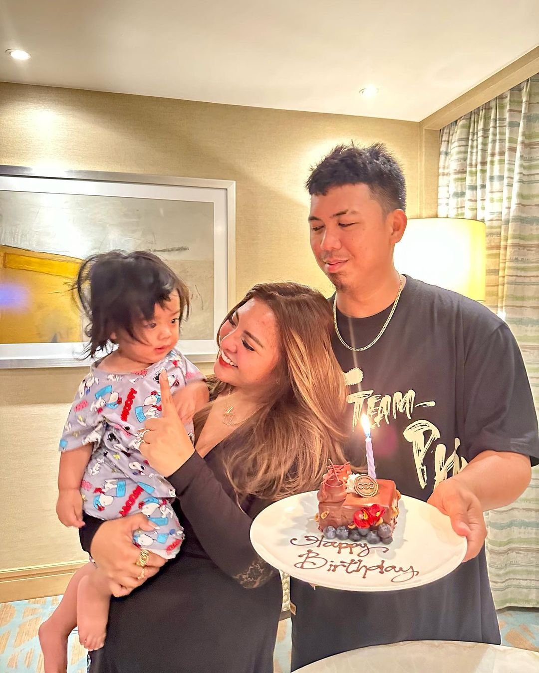 Viy Cortez lovingly greets son Kidlat
