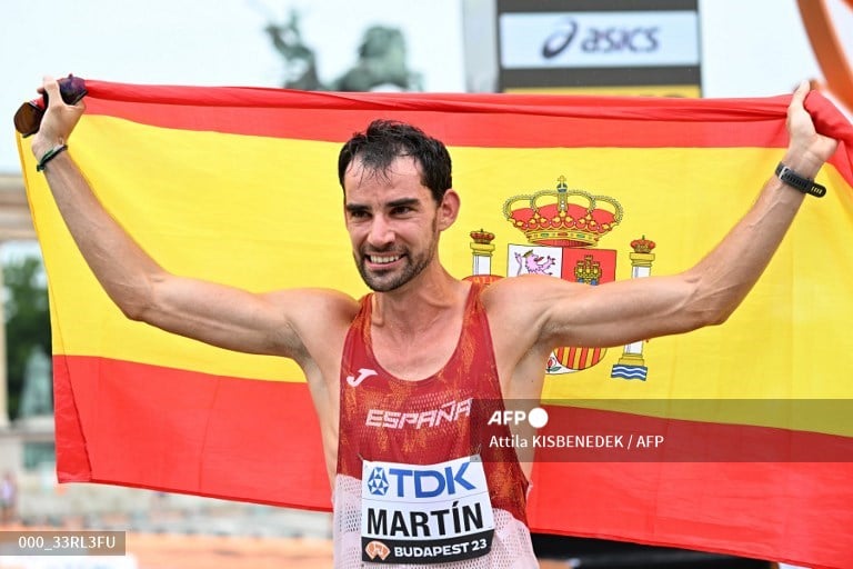 Spanish walker Martin wins first gold of Budapest worlds