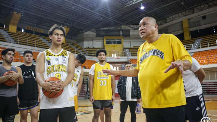 University of Santo Tomas, now being handled by returning mentor for the coming UAAP season, is keeping its hopes high. (Photo from The Varsitarian)