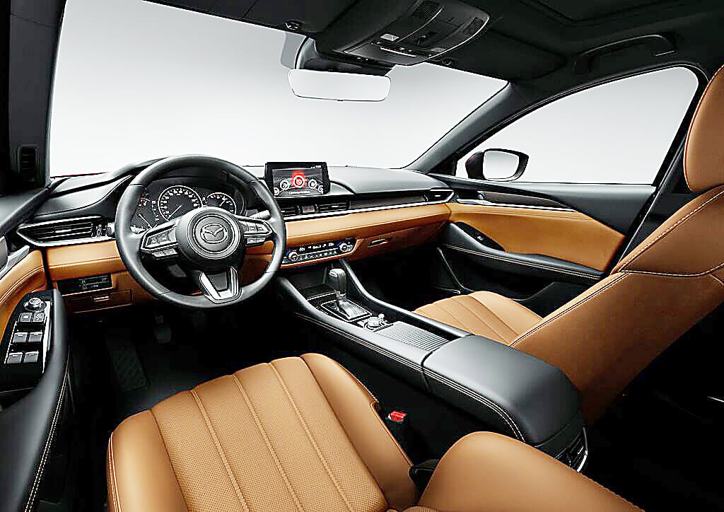 Interior does not disappoint, as brown Nappa leather greets you as you slide in.