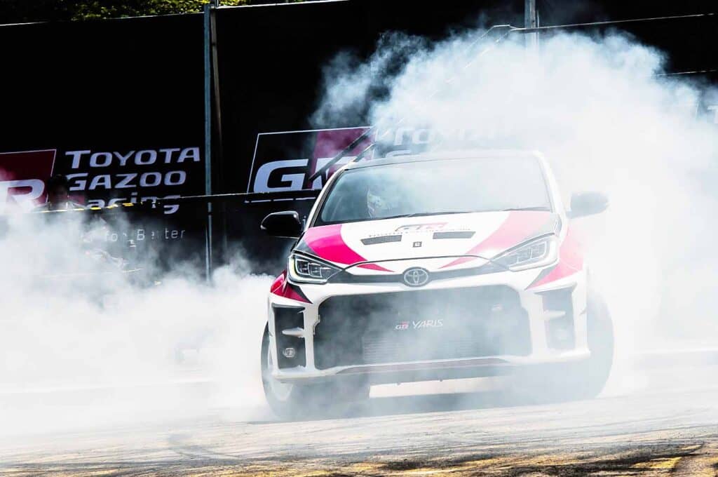 THIS particular Toyota GR Yaris served as a prototype and development mule for Gazoo Racing to help fine-tune the amazing capabilities of the production model.