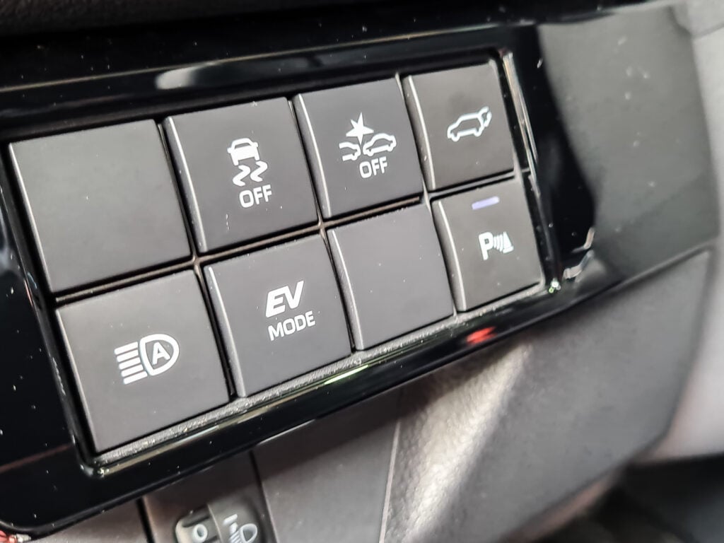 ASIDE from a wide variety of Toyota Safety Sense features, the Yaris Cross S HEV CVT comes with an EV mode.