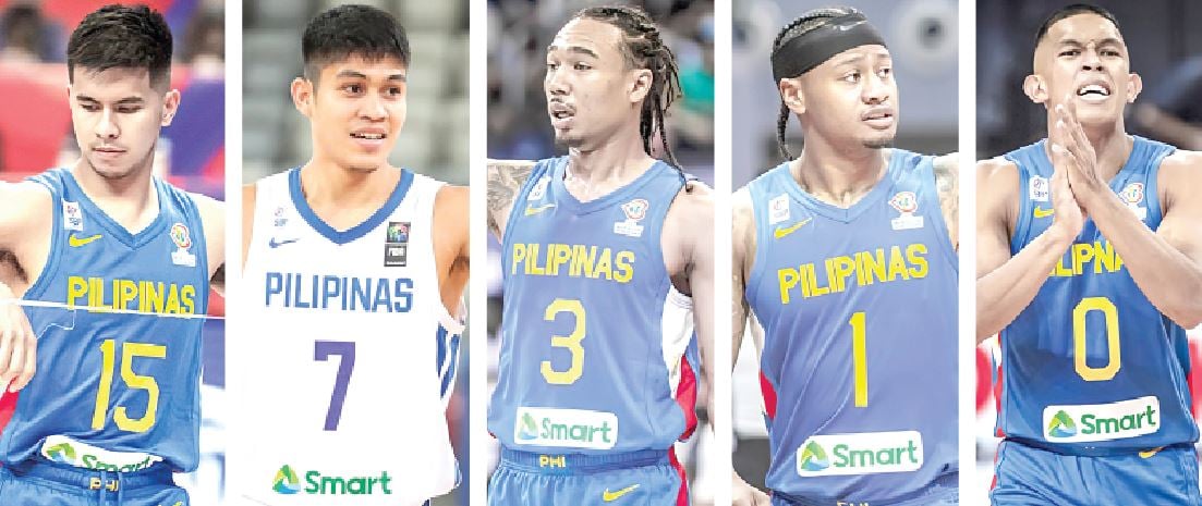 Kiefer Ravena, Calvin Oftana, Chris Newsome, Ray Parks and Thirdy Ravena have to turn things around if they want to be part of the Gilas Pilipinas squad that will compete in the FIBA Basketball World Cup. | PHOTOGRAPH COURTESY OF FIBA
