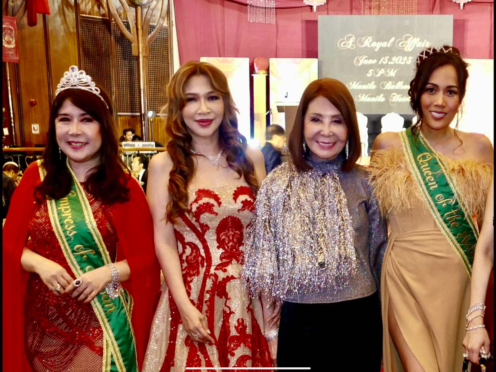 Malou Martinez, Ruby Chua, Angola Consul Helen Ong and Irene Montemayor.